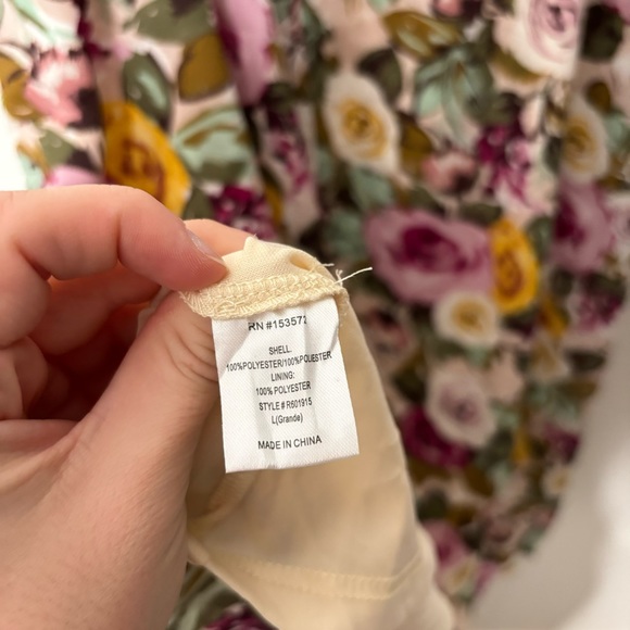 Bohme kim floral midi dress nwt L - Picture 8 of 8